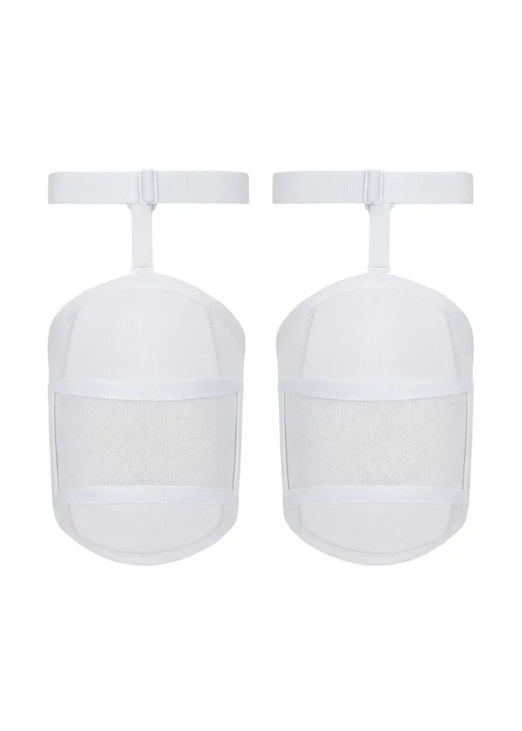 Knee Pads with Garter – DODO – White