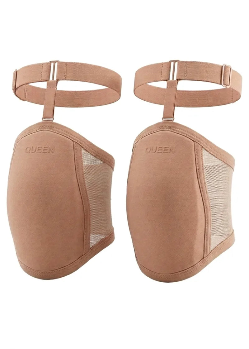 Knee Pads with Garter – DODO – Latte