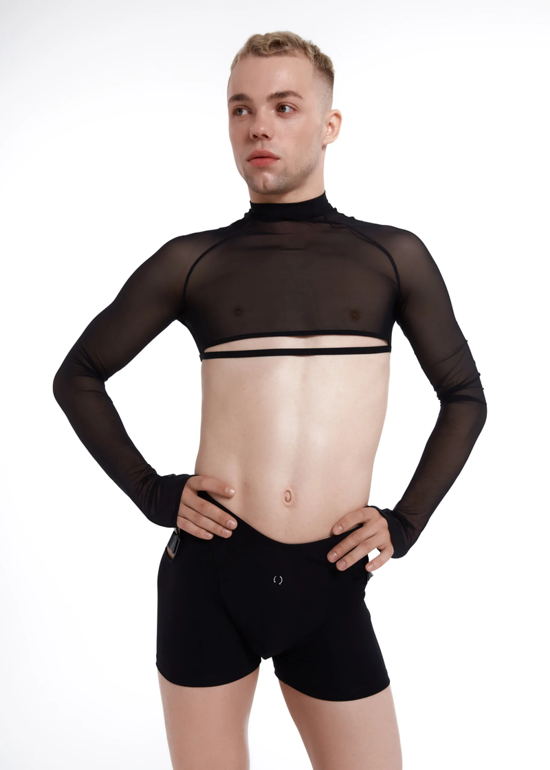 Shorts Kinetic for Pole Dance – Men’s, in Star Black