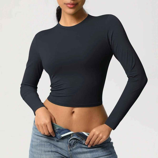 Sculpt Long Sleeve Top Black