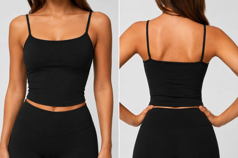 Essential Strap Top Black
