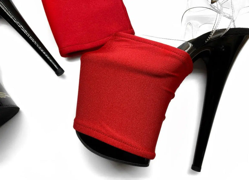 Pole Shoe protector Red lycra