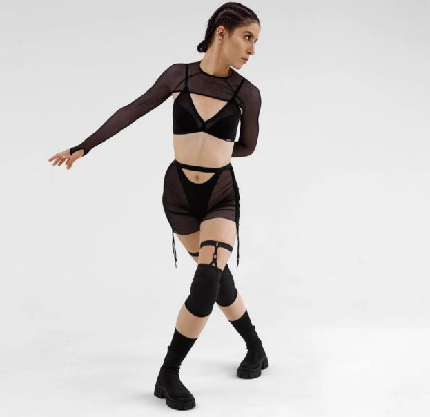 Dance knee pads – Black Elite 4