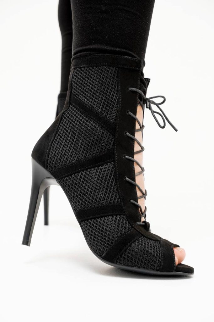 Black CLASSIC High Heels Suede