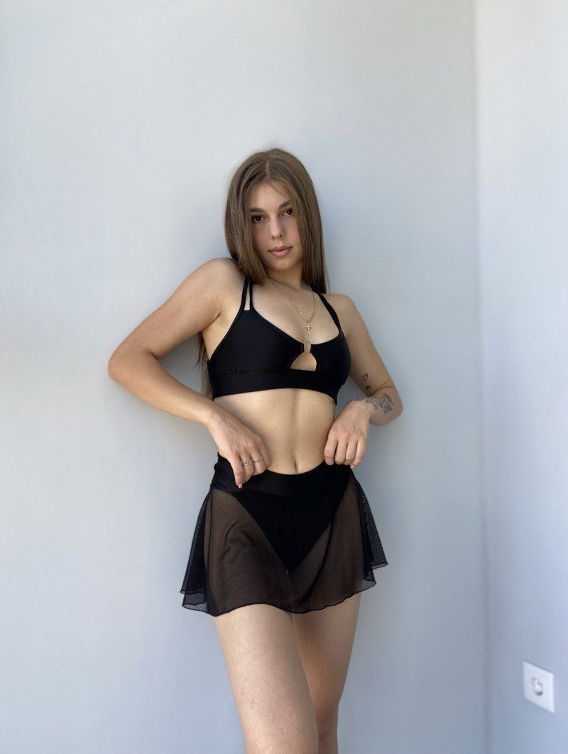 Black skirt-shorts Aura