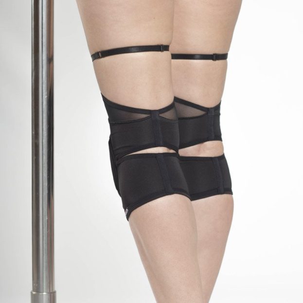 Garter Knee Pads – Black Fire