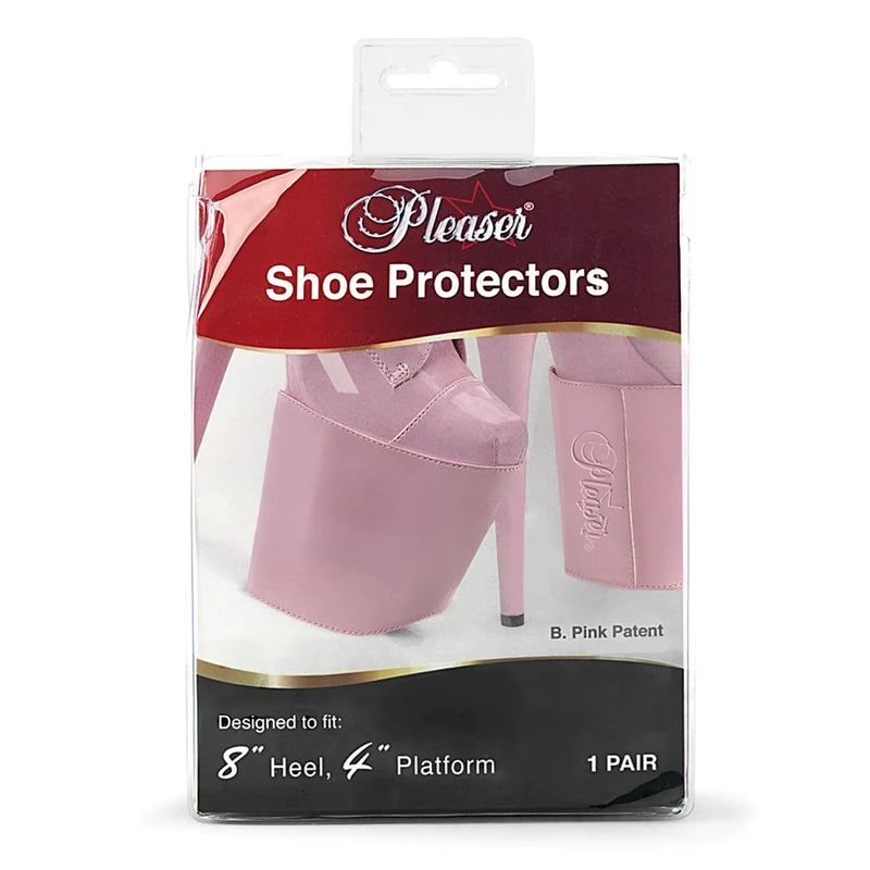 Pleaser Shoe protectors Pink Patent (8-inch)